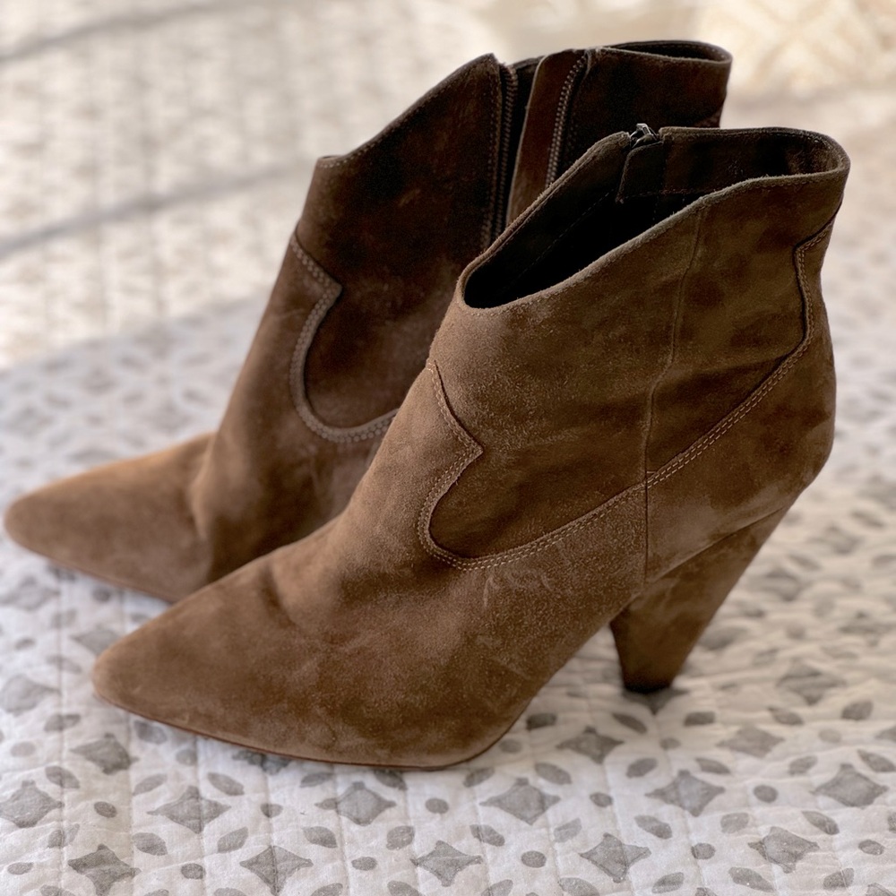 Vince Camuto suede bootie